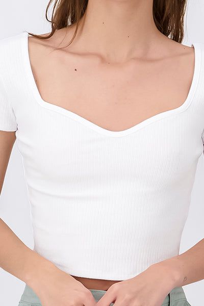 Top acanalado escote ondulado sold by Shasa product image thumbnail 5