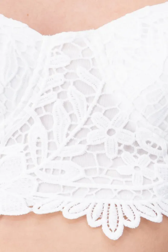 Top crop copas encaje sold by Shasa product image thumbnail 5