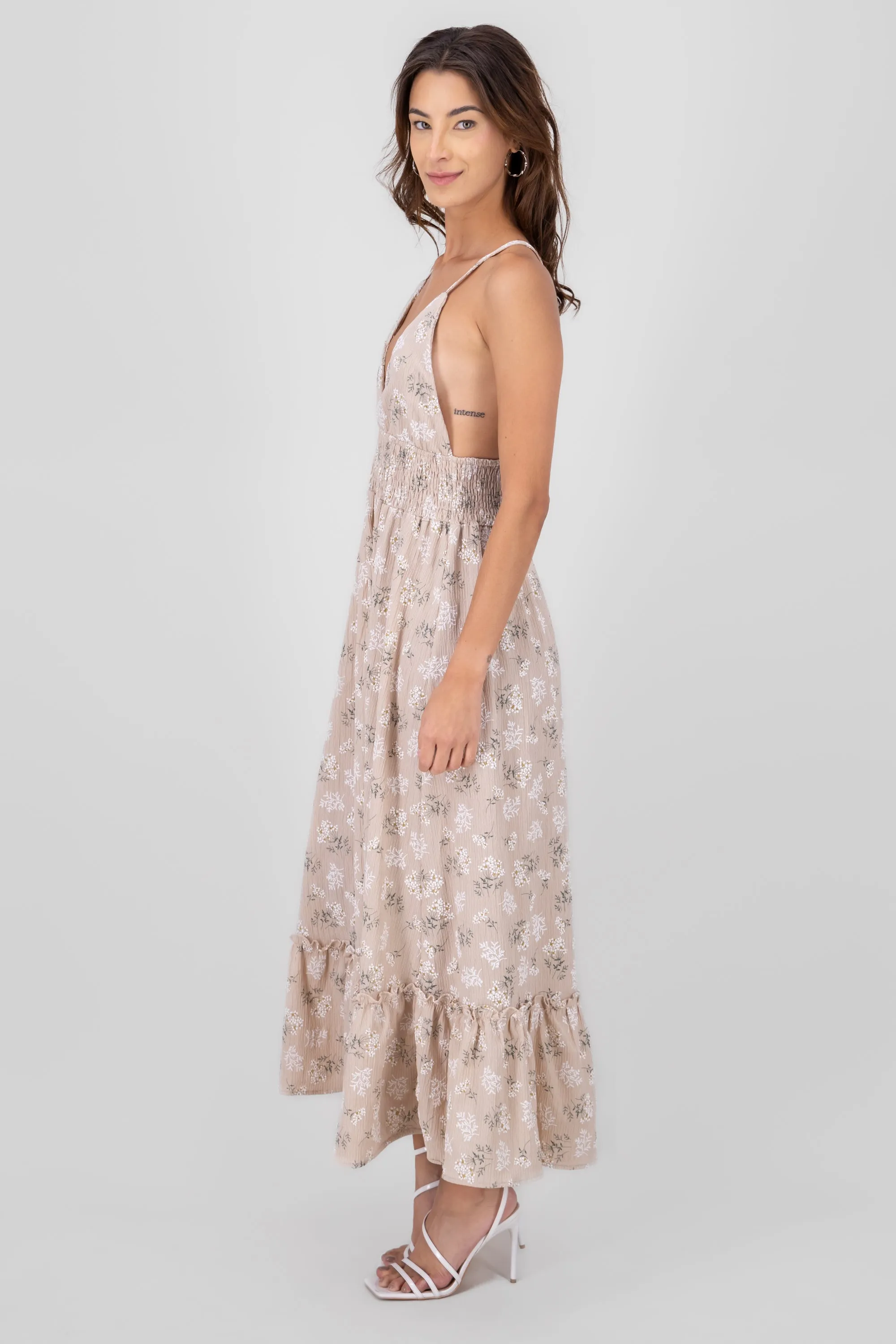 Vestido maxi flores sold by Shasa product image thumbnail 3