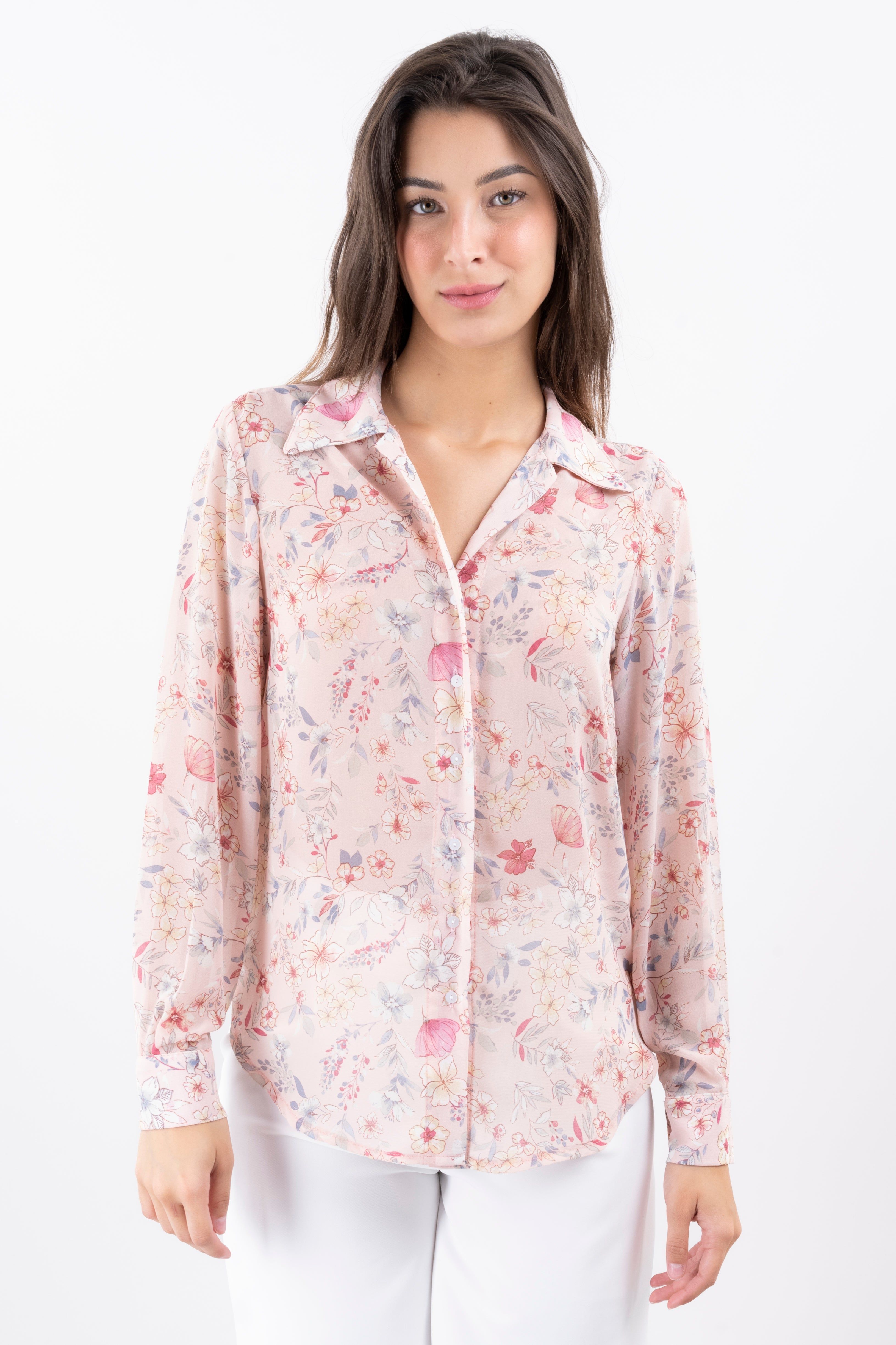 Camisa manga larga flores sold by Shasa product image thumbnail 2