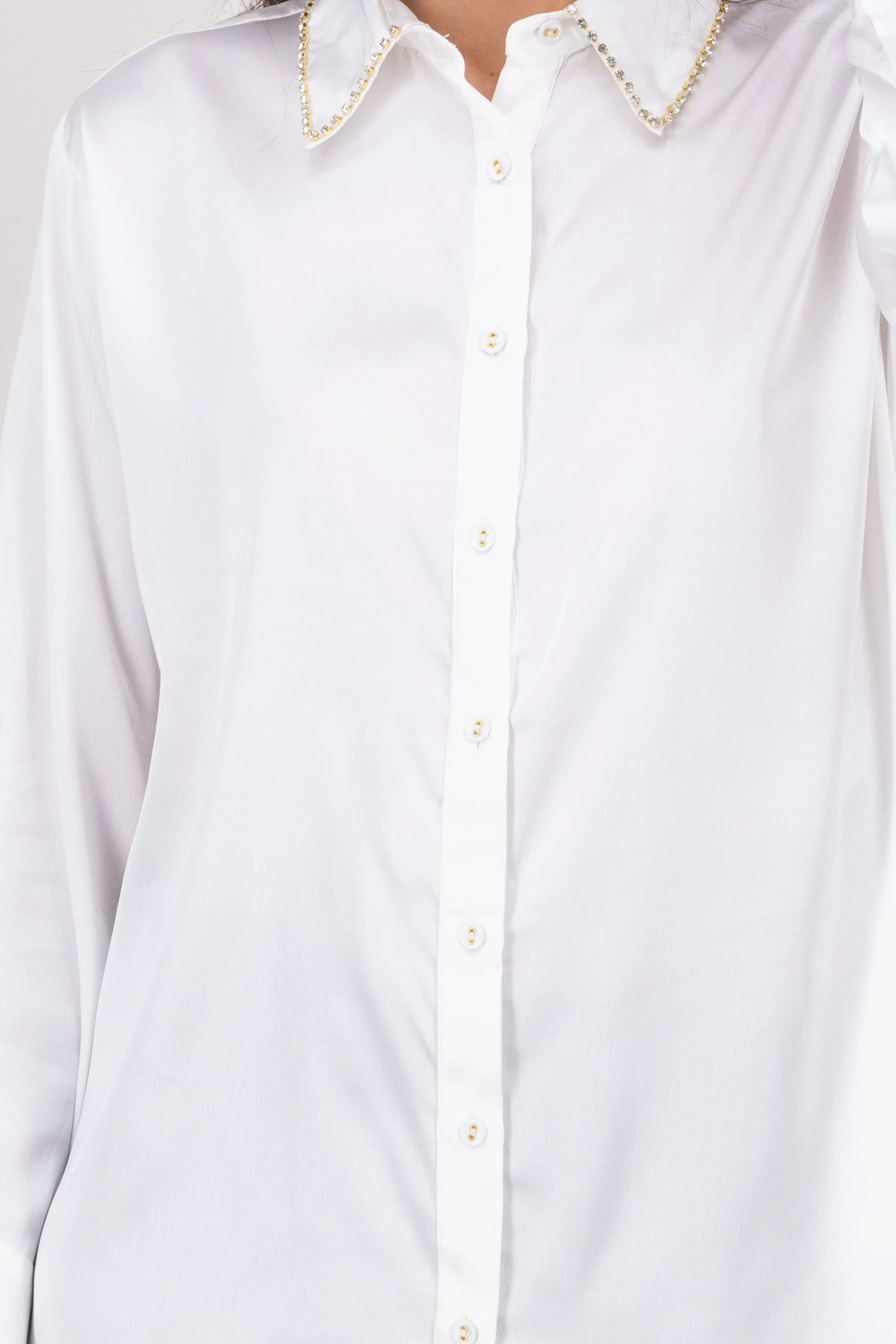 Camisa Satinada Detalle Brillos Cuello sold by Shasa product image thumbnail 5
