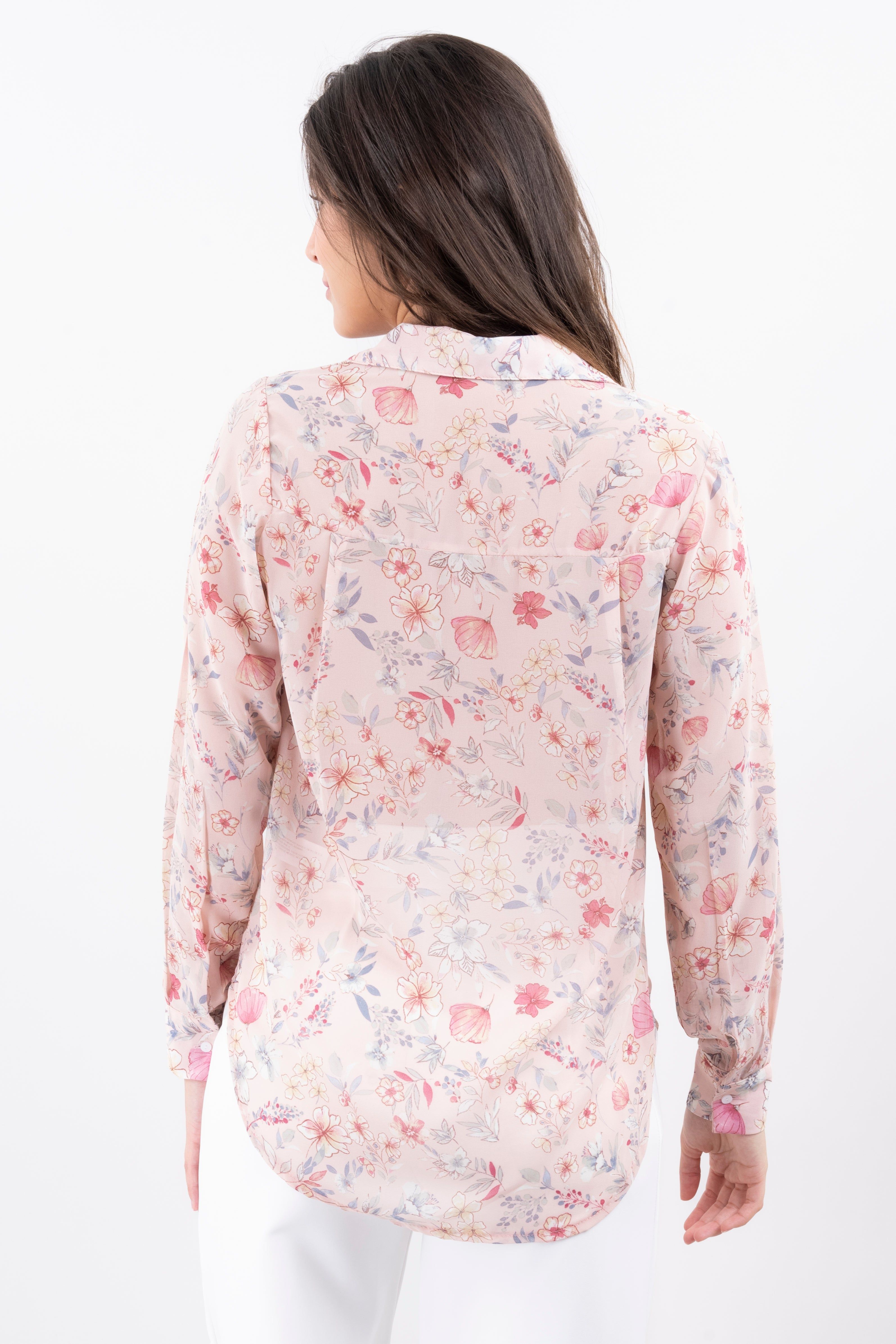 Camisa manga larga flores sold by Shasa product image thumbnail 4