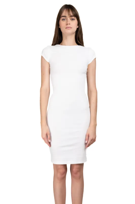 Vestido mini ajustado manga corta sold by Shasa