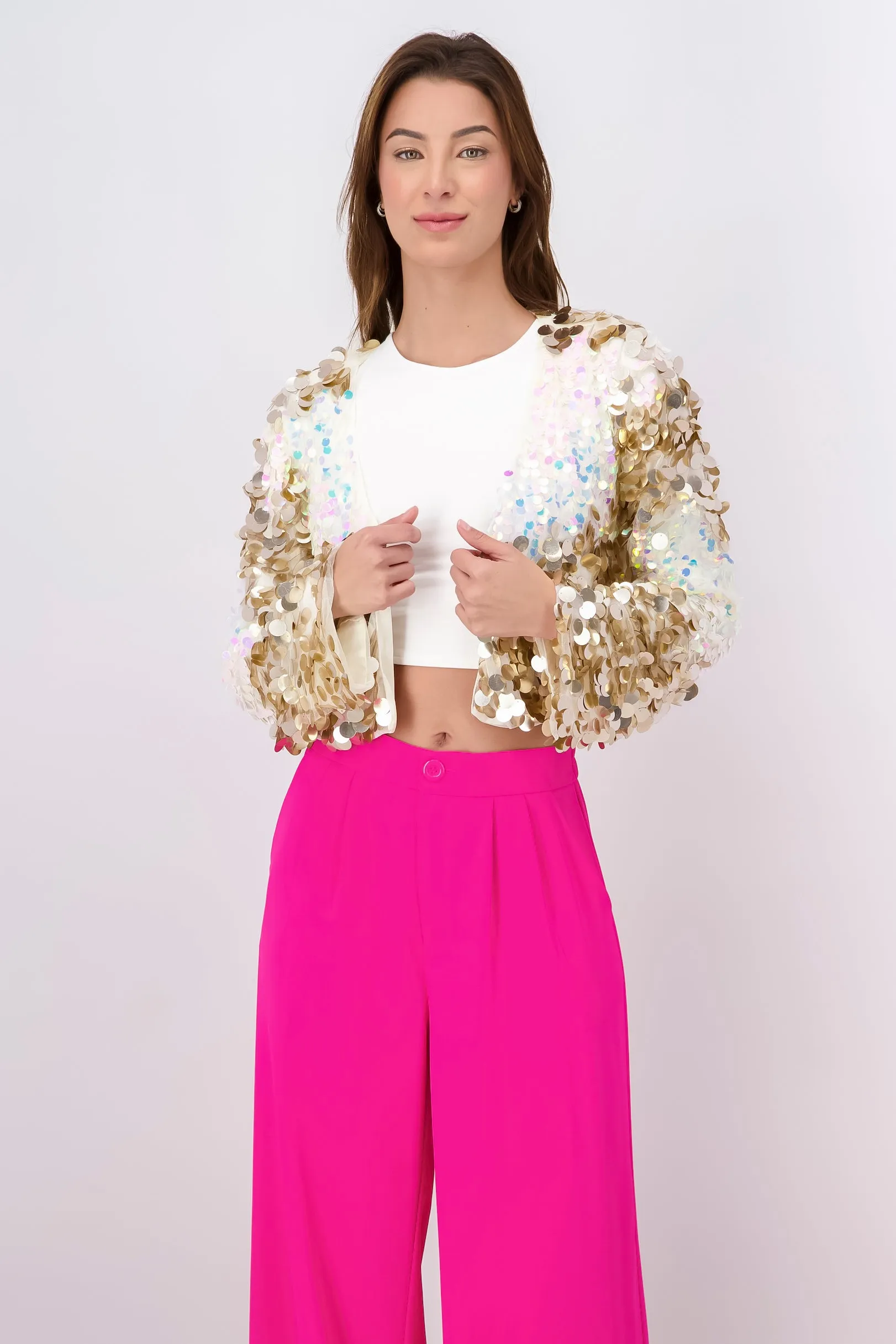 Blazer Lentejuelas Cropped sold by Shasa