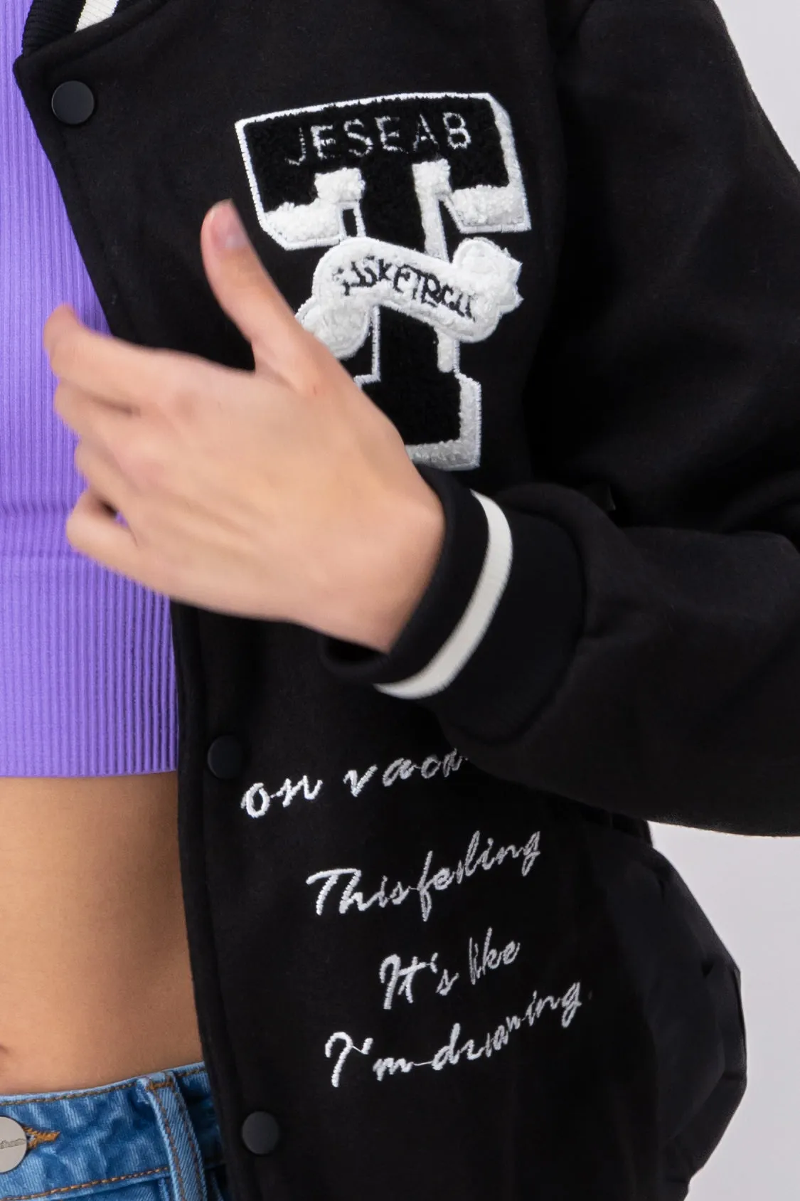 Chamarra bomber parches sold by Shasa product image thumbnail 5