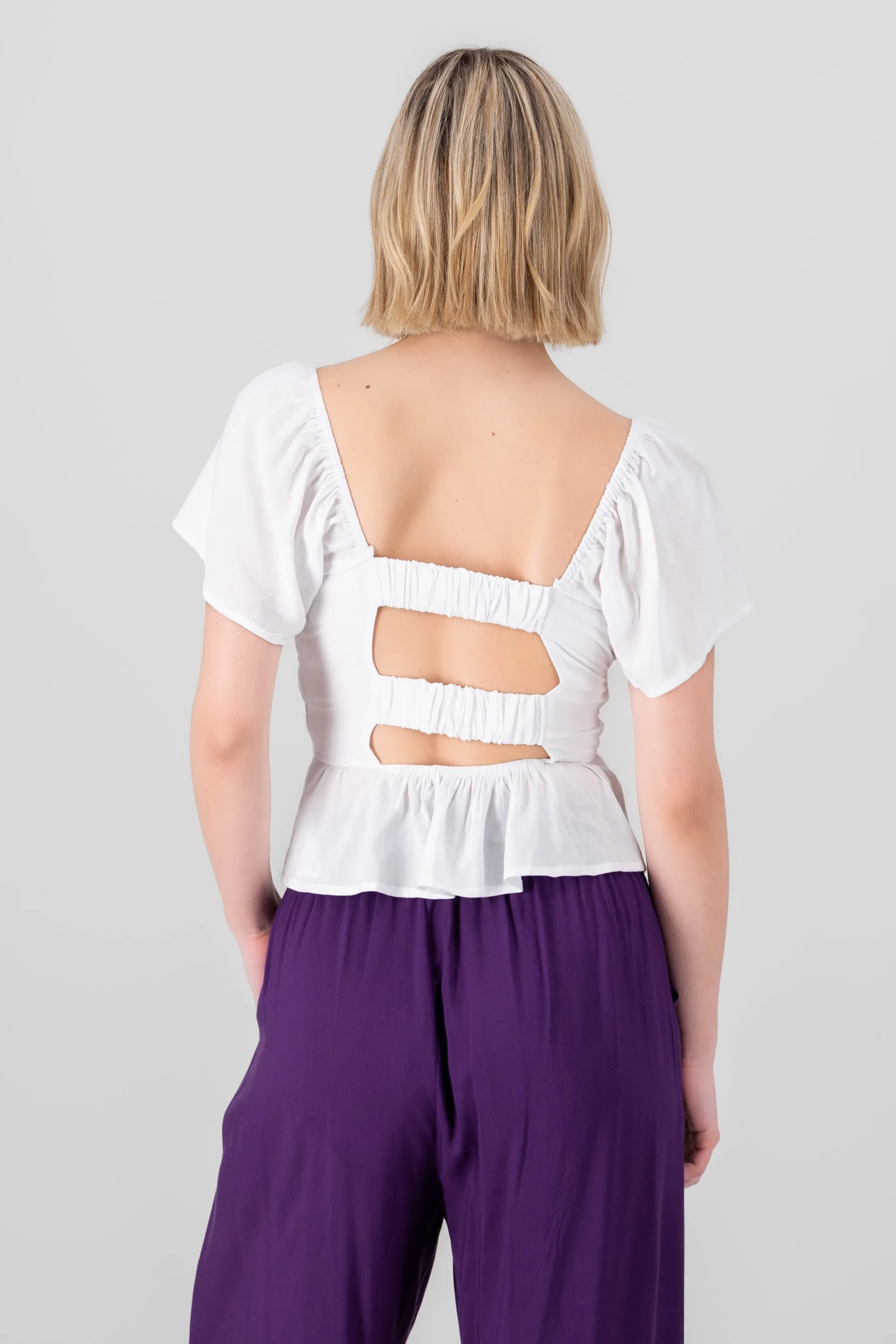 Blusa manga corta detalle espalda sold by Shasa product image thumbnail 4