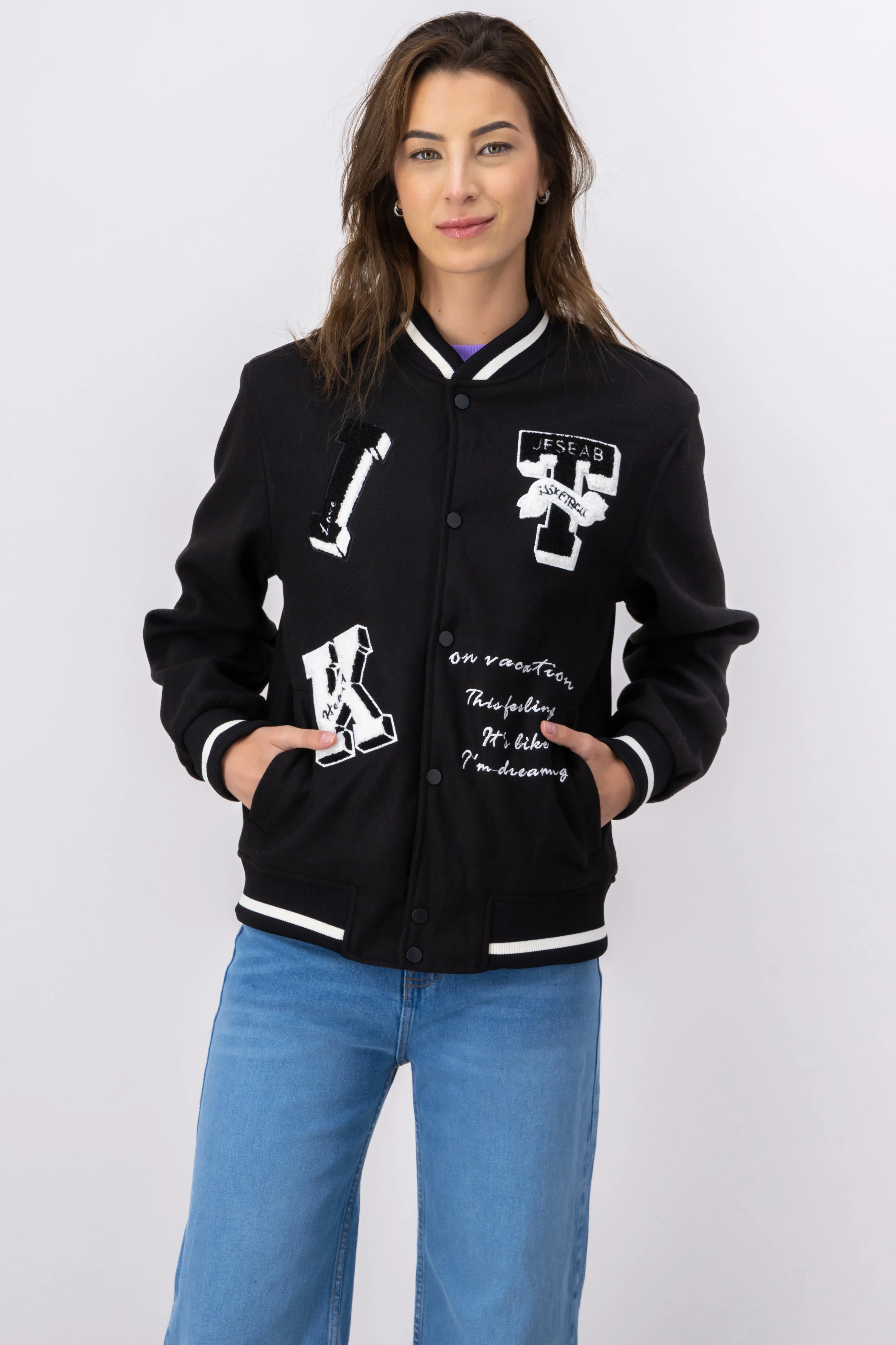 Chamarra bomber parches sold by Shasa product image thumbnail 2