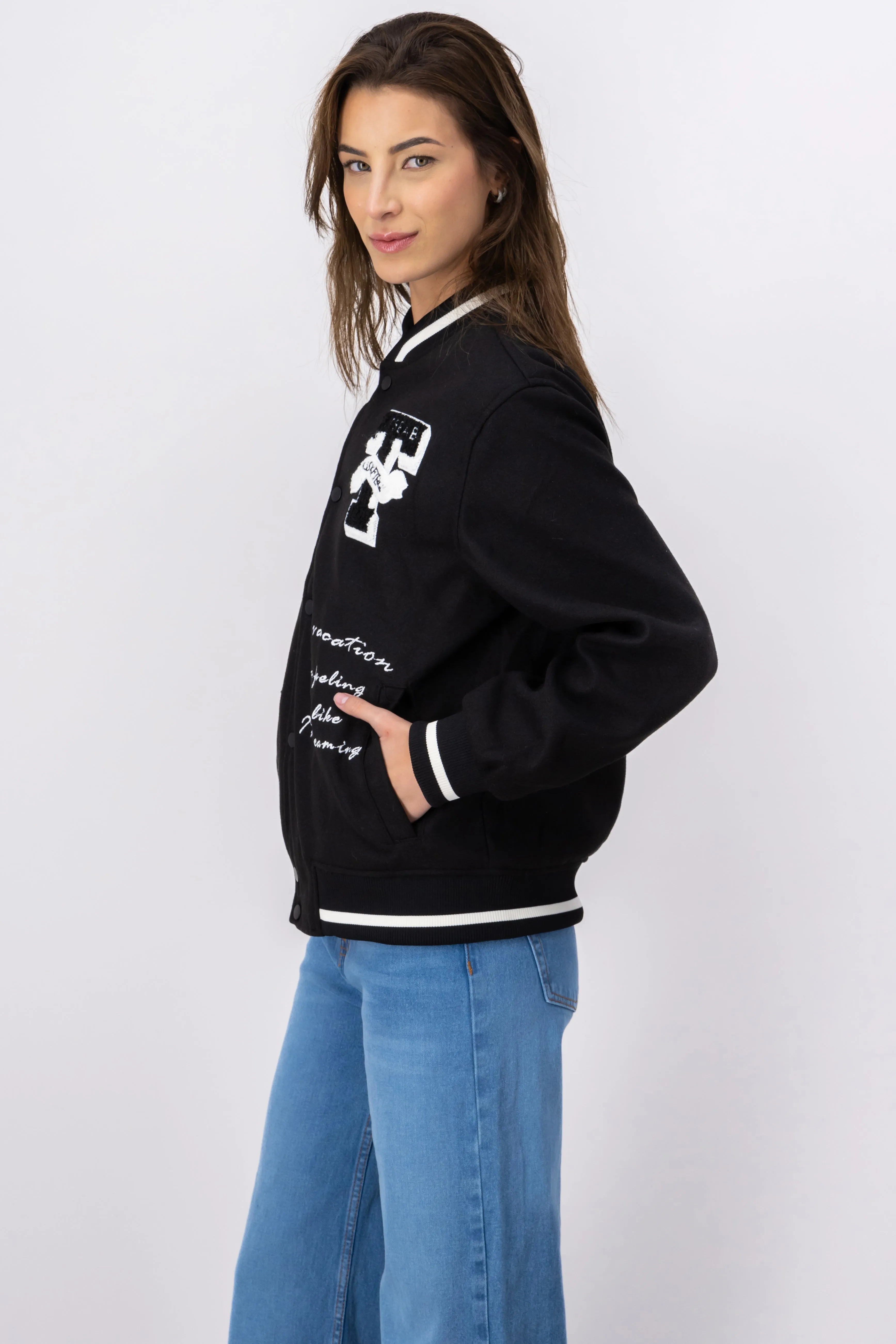 Chamarra bomber parches sold by Shasa product image thumbnail 3