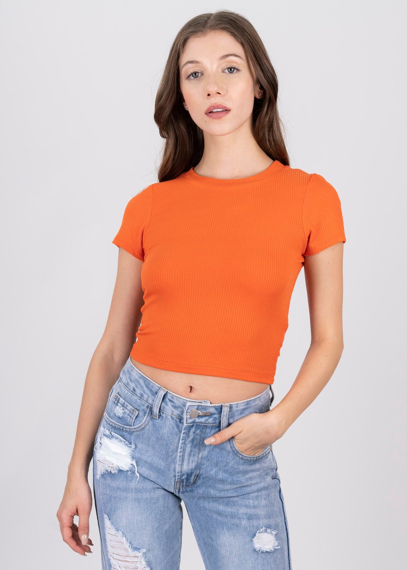 Top manga corta acanalado sold by Shasa product image thumbnail 2