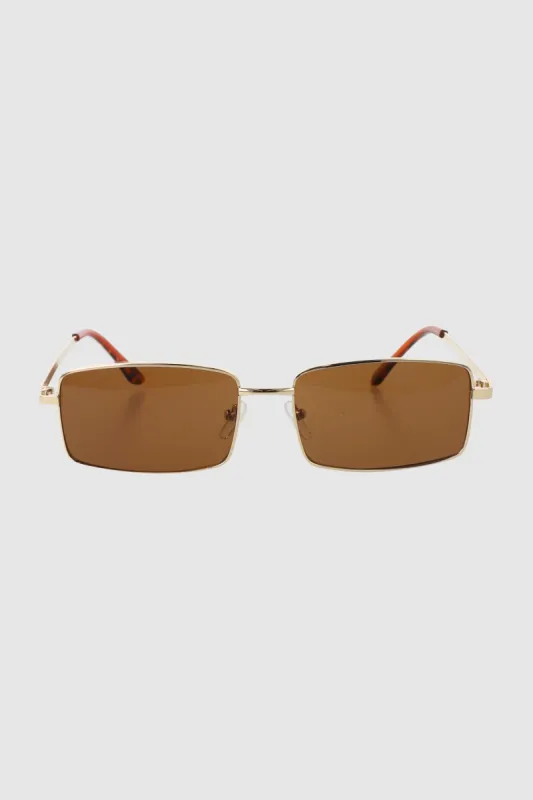 Lentes rectangulo metal sold by Shasa