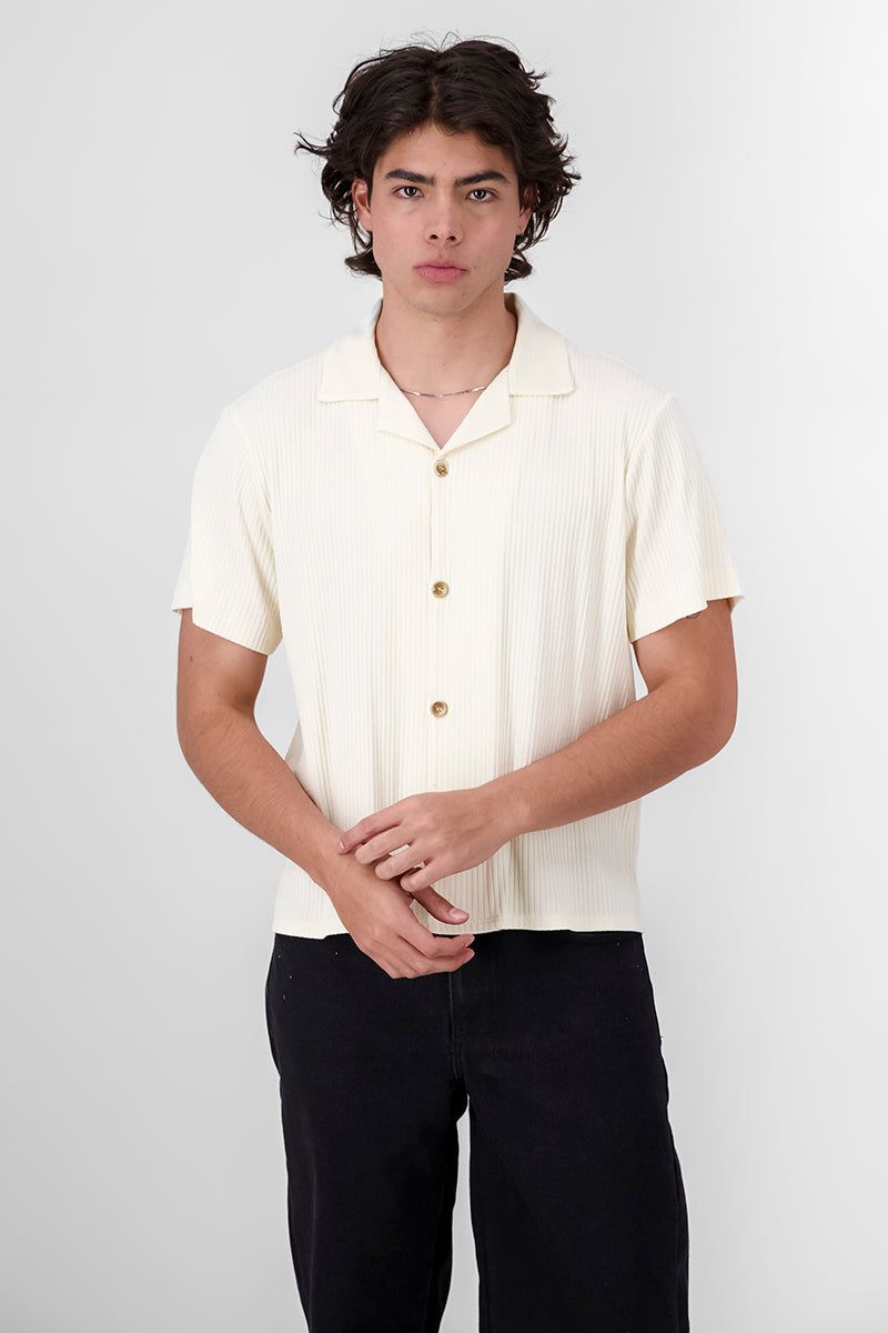 Camisa Resort Botones Detalle Lineas sold by Shasa