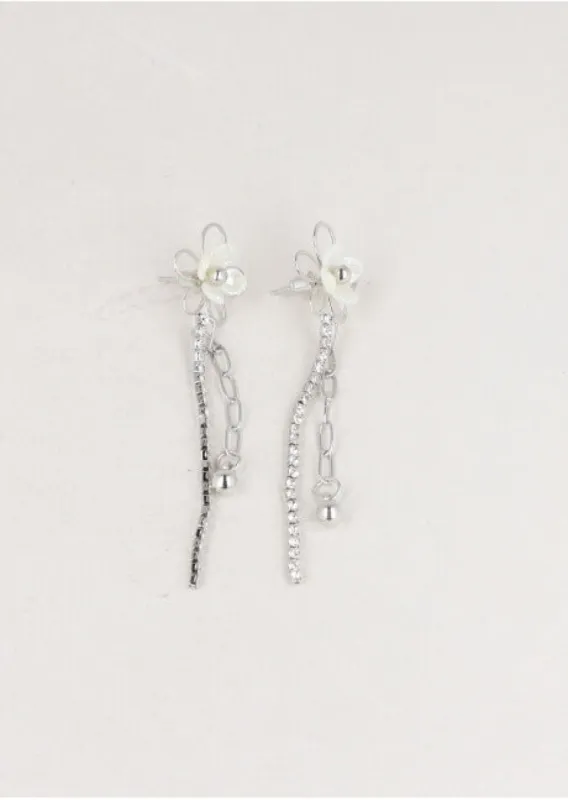 Aretes Flor Cadena sold by Shasa