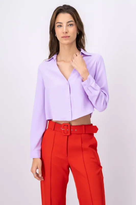 Camisa Crop Escote sold by Shasa