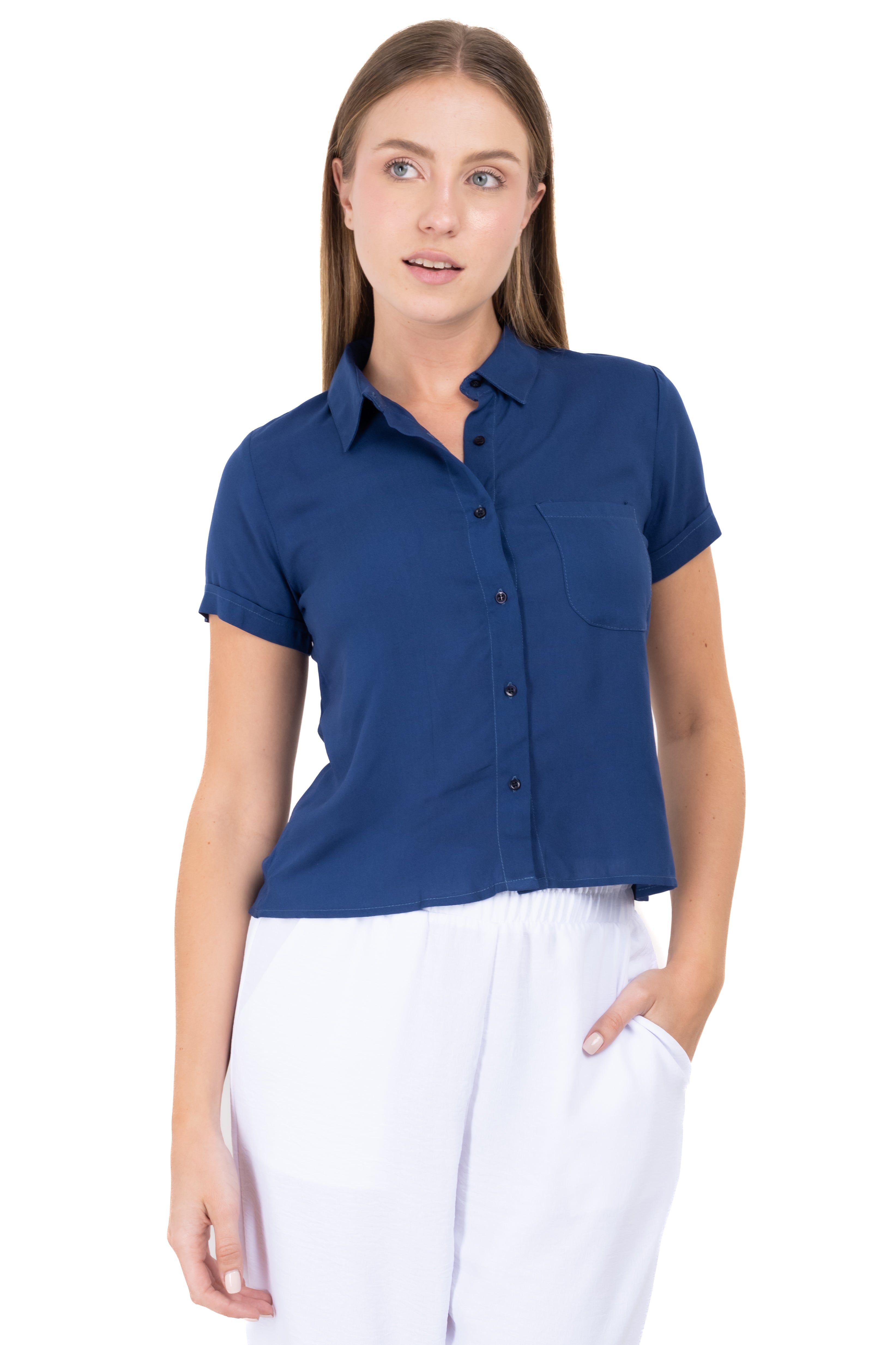 Camisa crop manga corta bolso sold by Shasa product image thumbnail 2