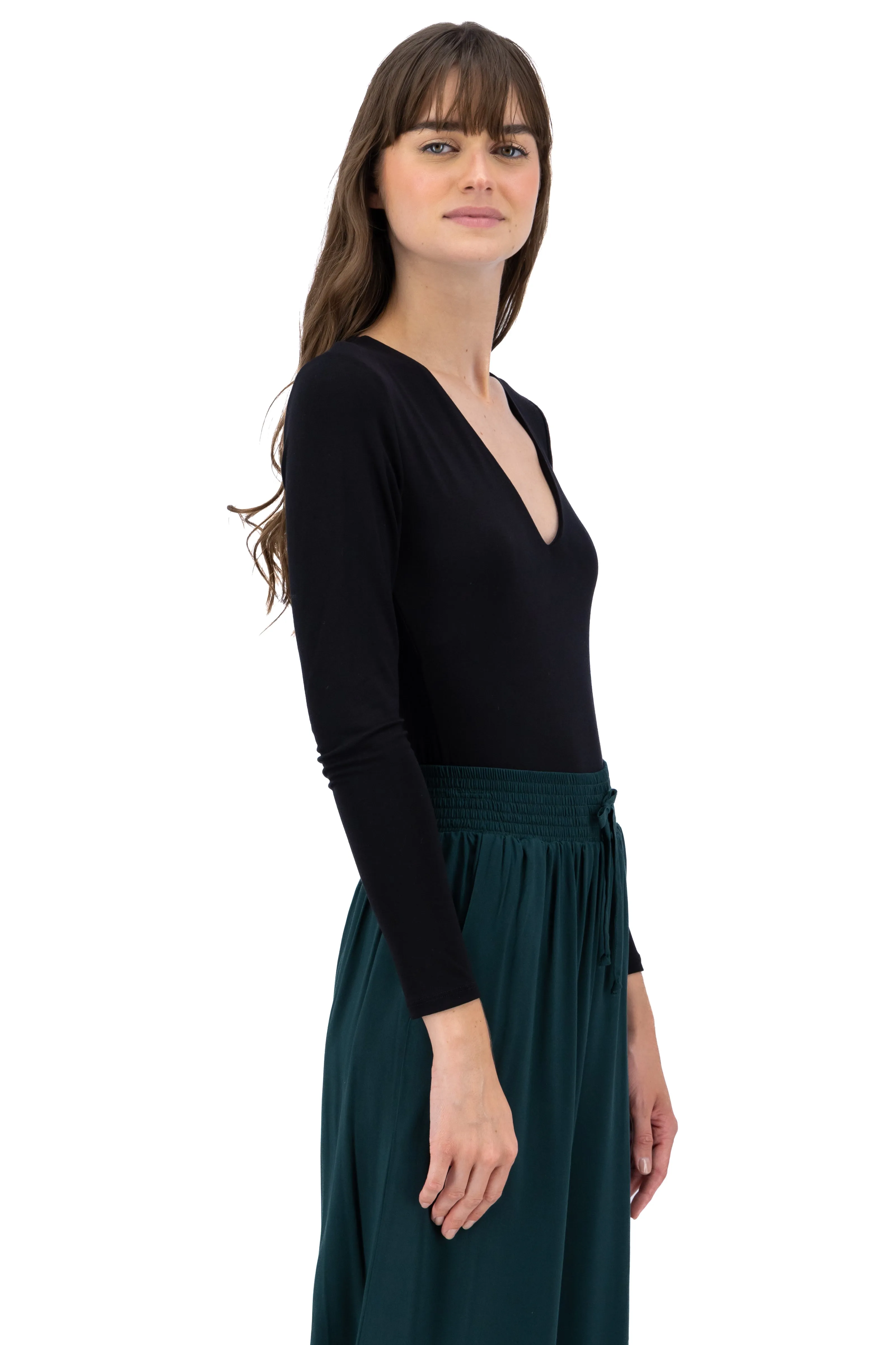 Bodysuit escote v manga larga sold by Shasa product image thumbnail 3