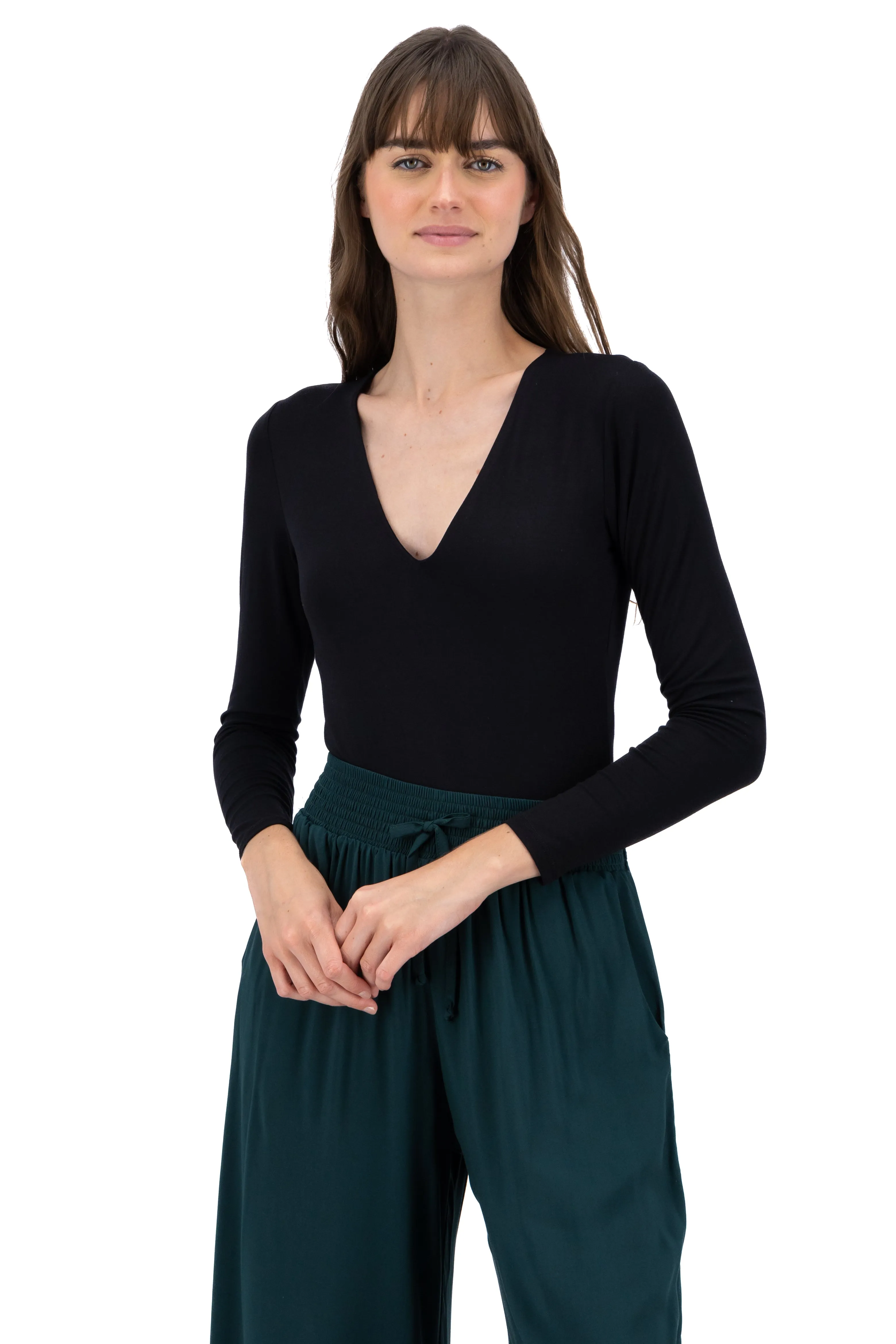 Bodysuit escote v manga larga sold by Shasa product image thumbnail 2