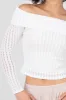Top sin hombros textura sold by Shasa