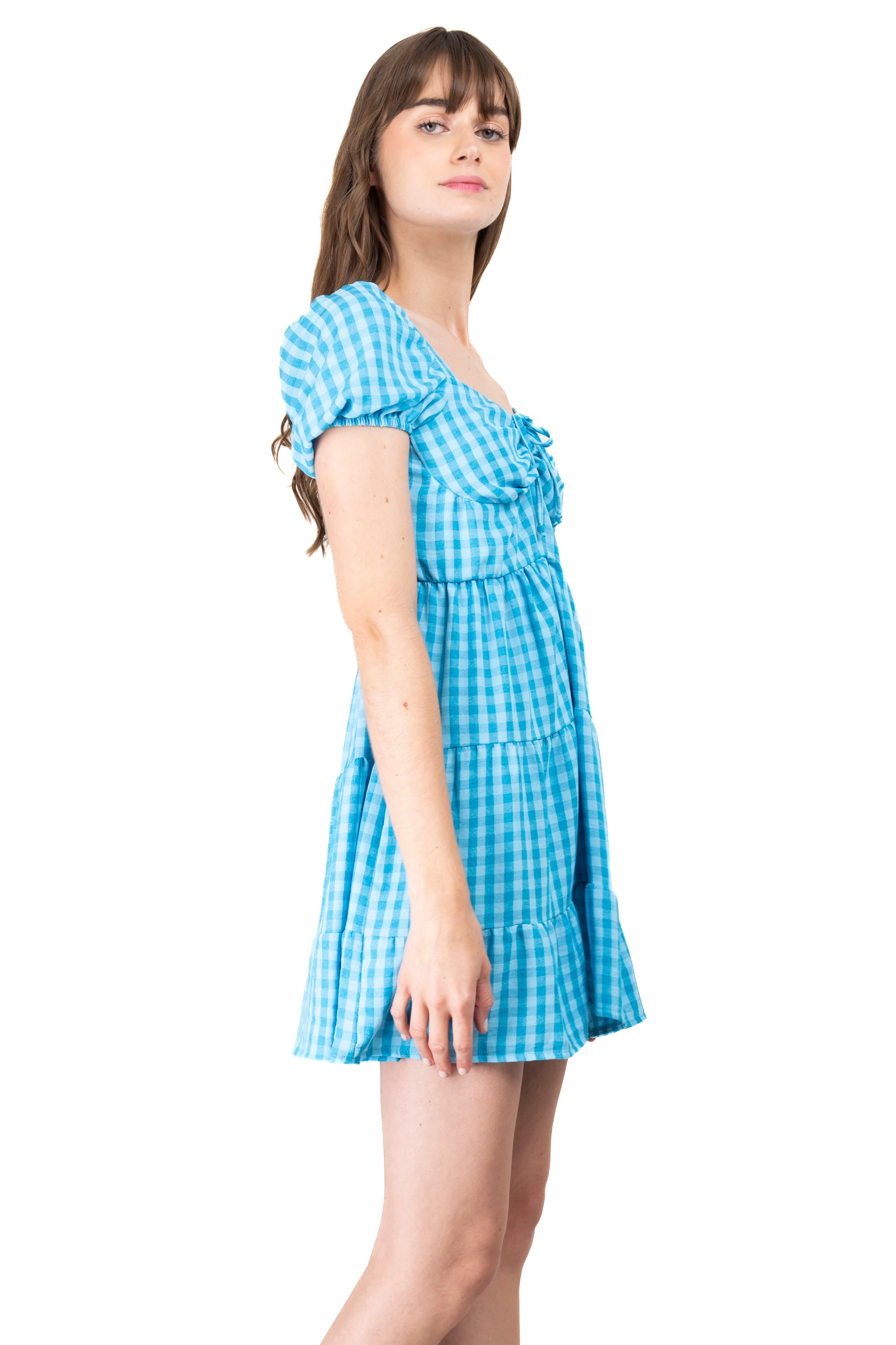 Vestido mini capas cuadros copas sold by Shasa product image thumbnail 2