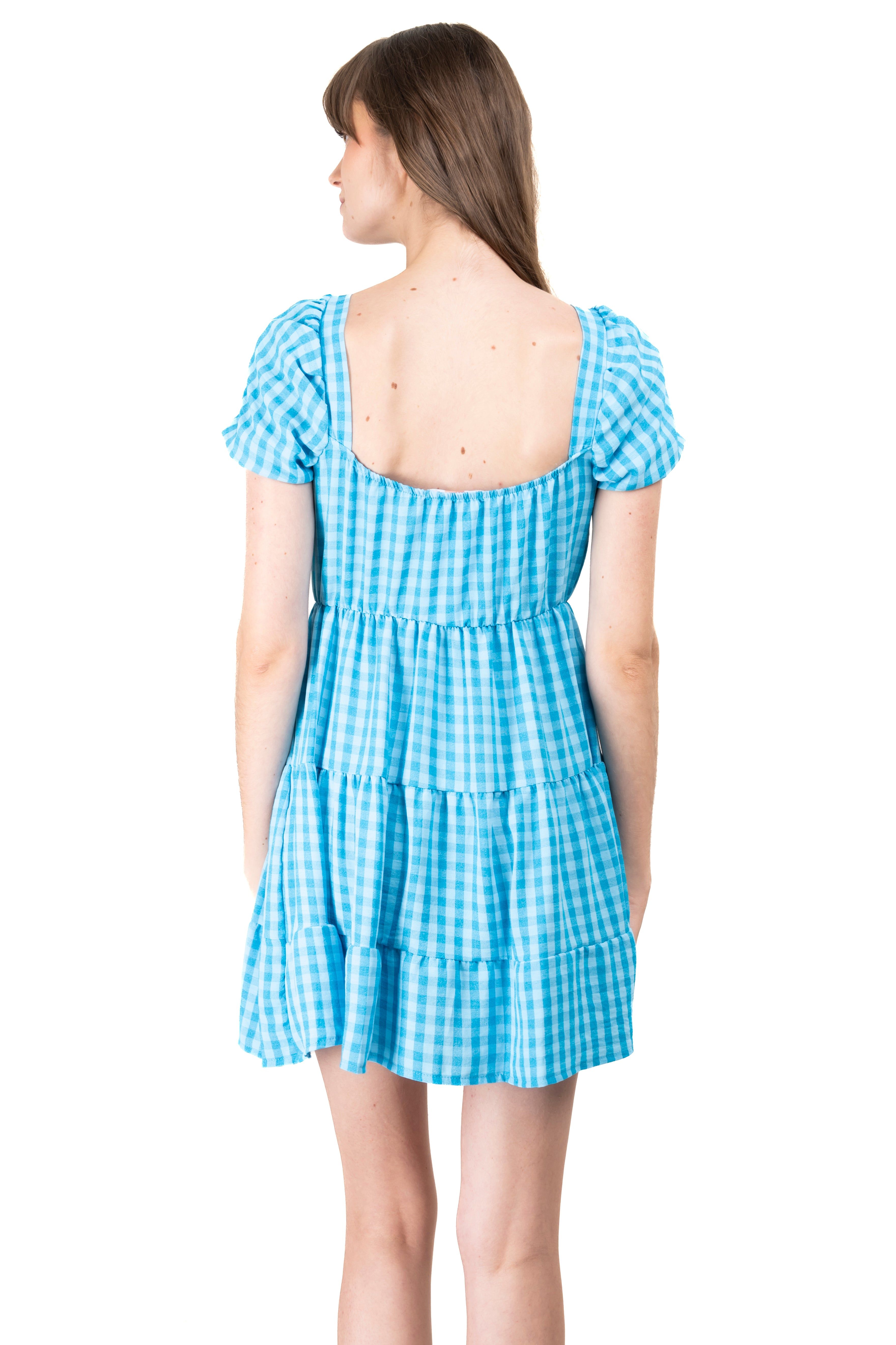 Vestido mini capas cuadros copas sold by Shasa product image thumbnail 3