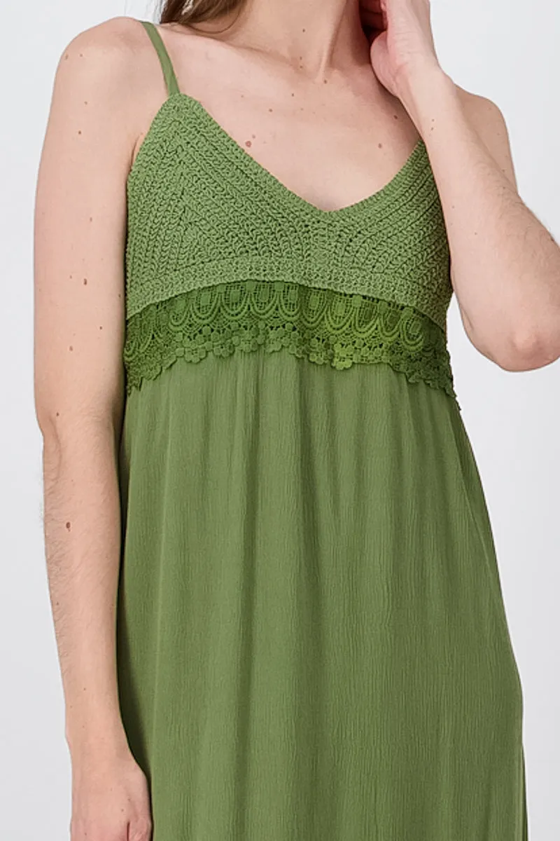 Vestido crochet liso tirantes sold by Shasa product image thumbnail 5