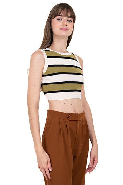 Top sin mangas cuello redondo sold by Shasa product image thumbnail 3