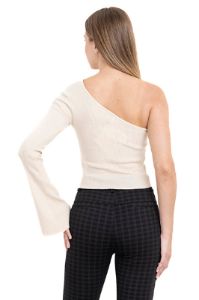 Top acanalado one shoulder sold by Shasa