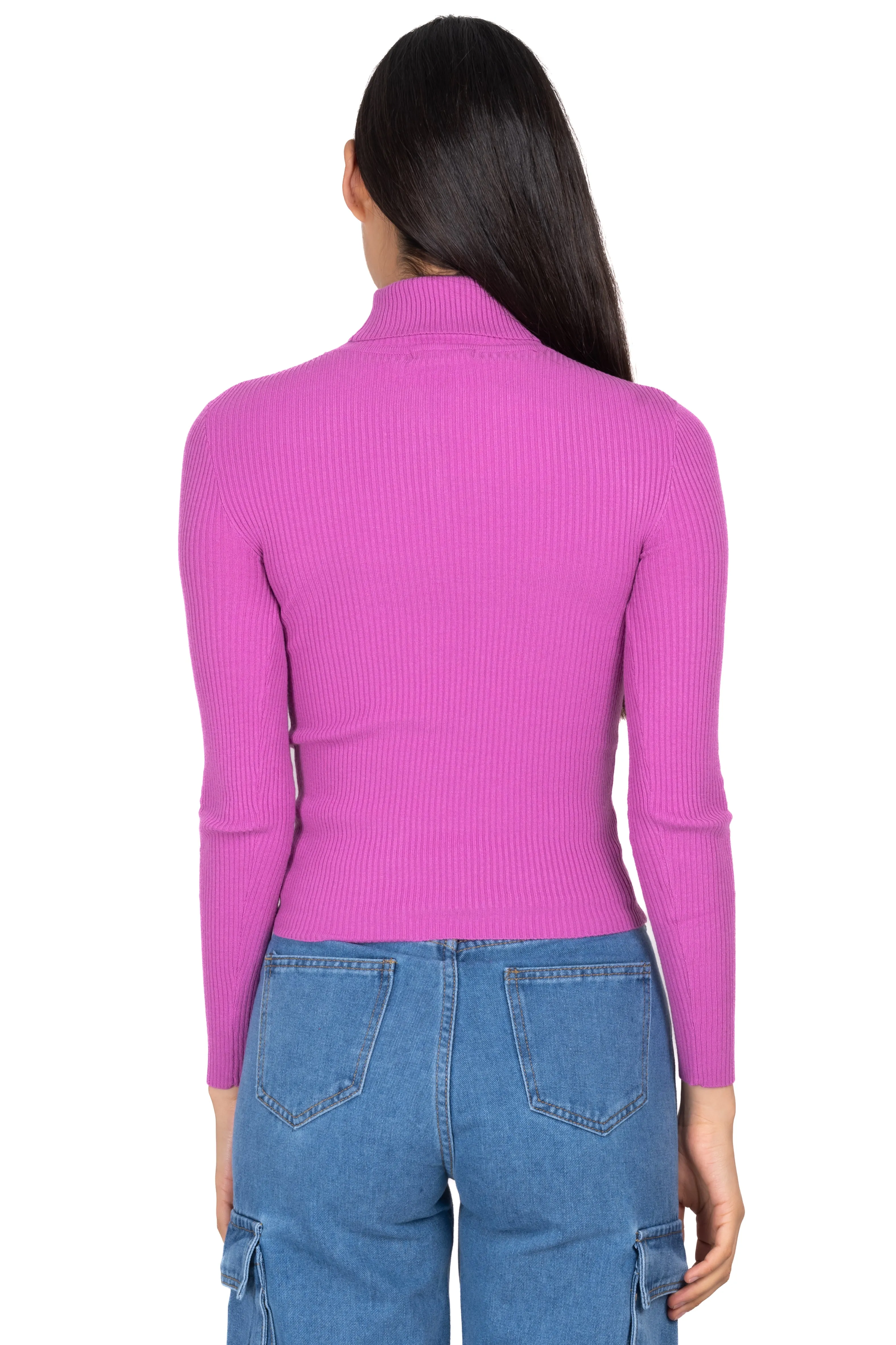 Blusa acanalada cuello alto sold by Shasa product image thumbnail 4