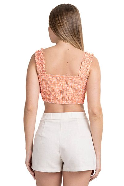 Top crop elástico estampado sold by Shasa product image thumbnail 4