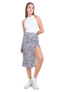 Falda midi animal print sold by Shasa