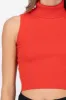 Top tejido cuello alto sin mangas sold by Shasa