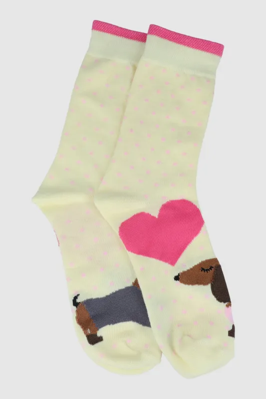 Calcetines Perritos Corazón sold by Shasa