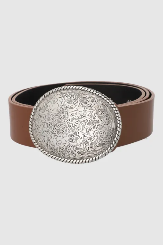 Cinturon sencillo hebilla oval boho sold by Shasa