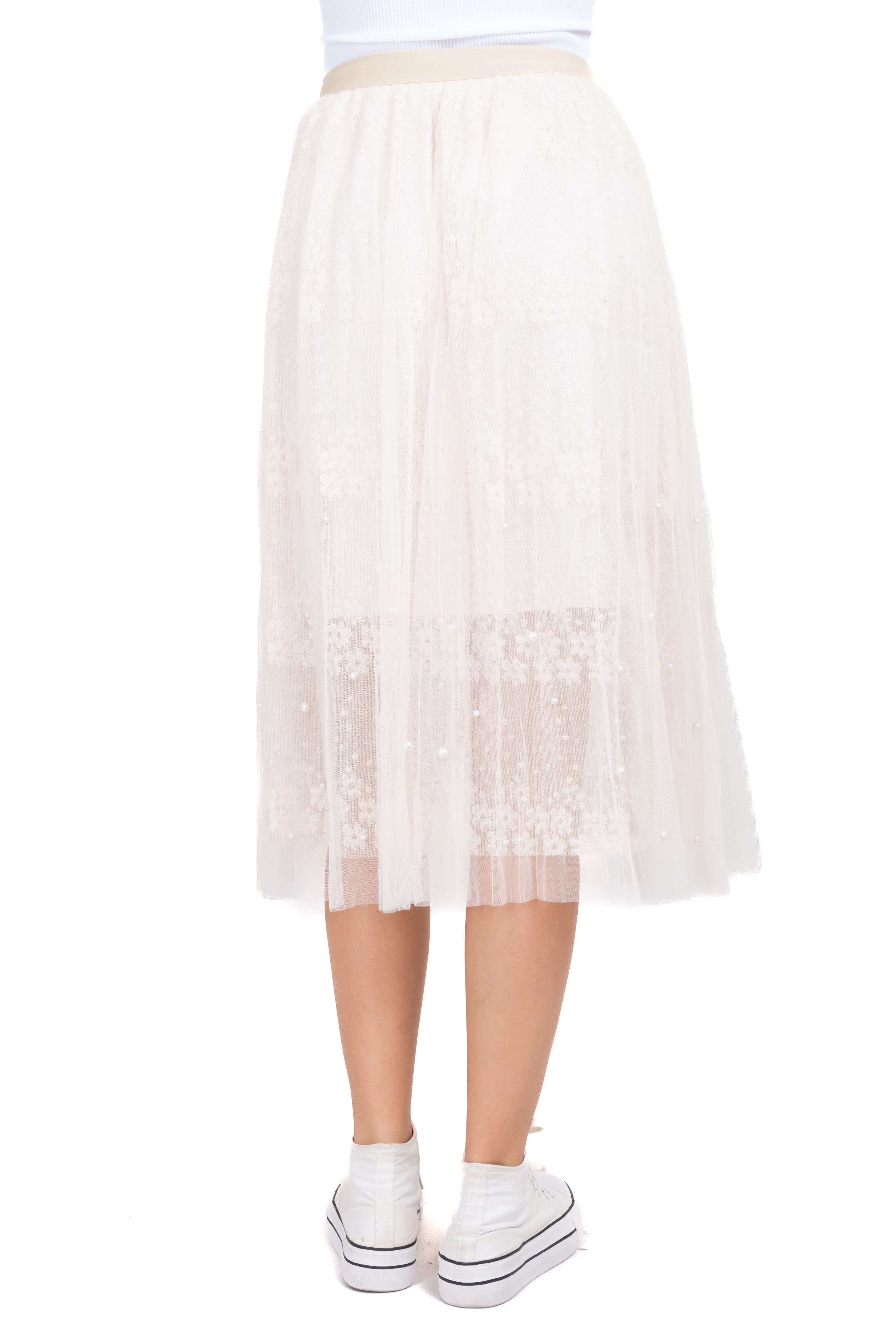 Falda midi plisado mesh sold by Shasa product image thumbnail 4