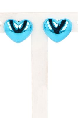 Aretes corazón monocolor sold by Shasa