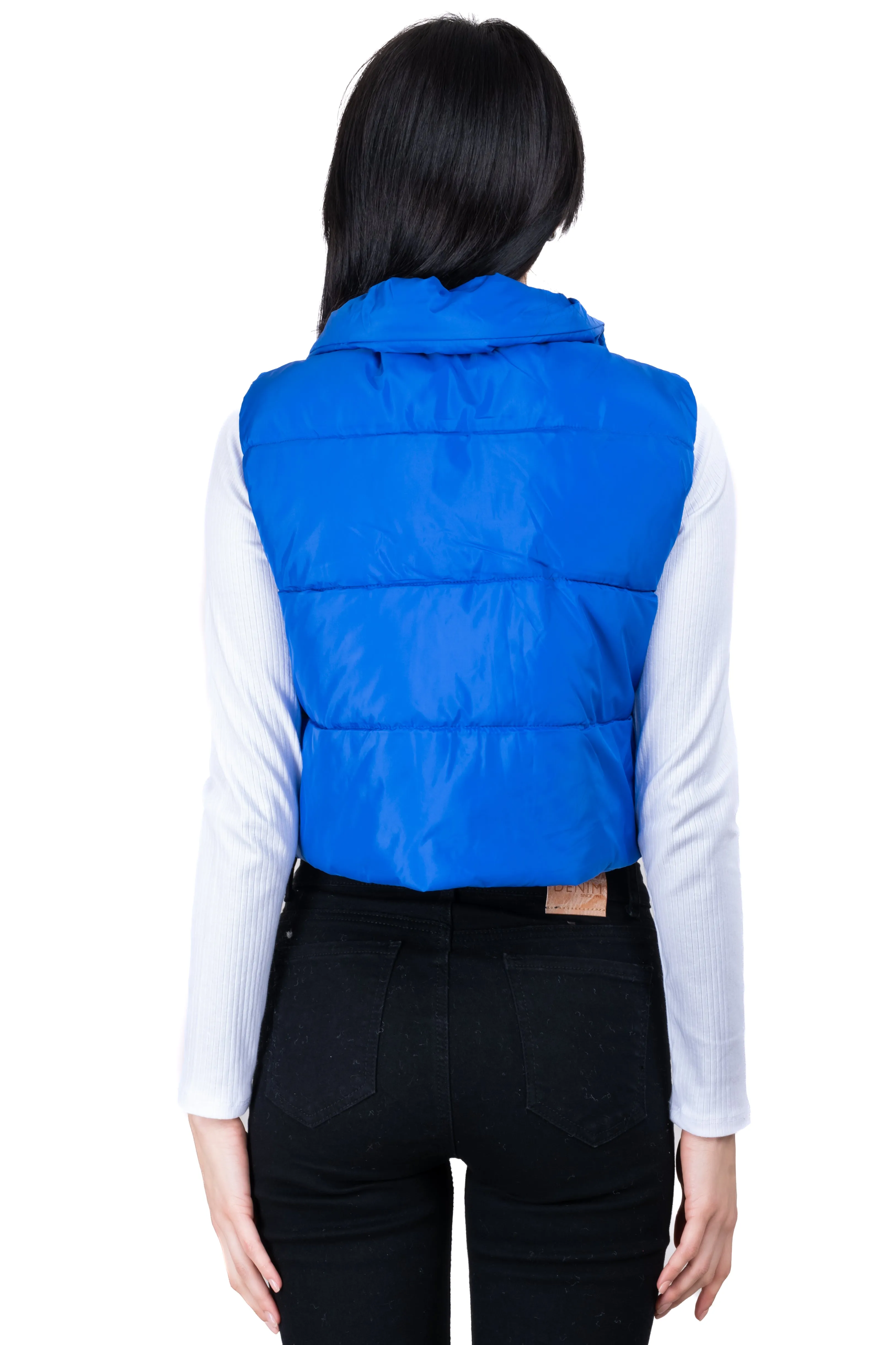 Chaleco crop puffer monocolor sold by Shasa product image thumbnail 4