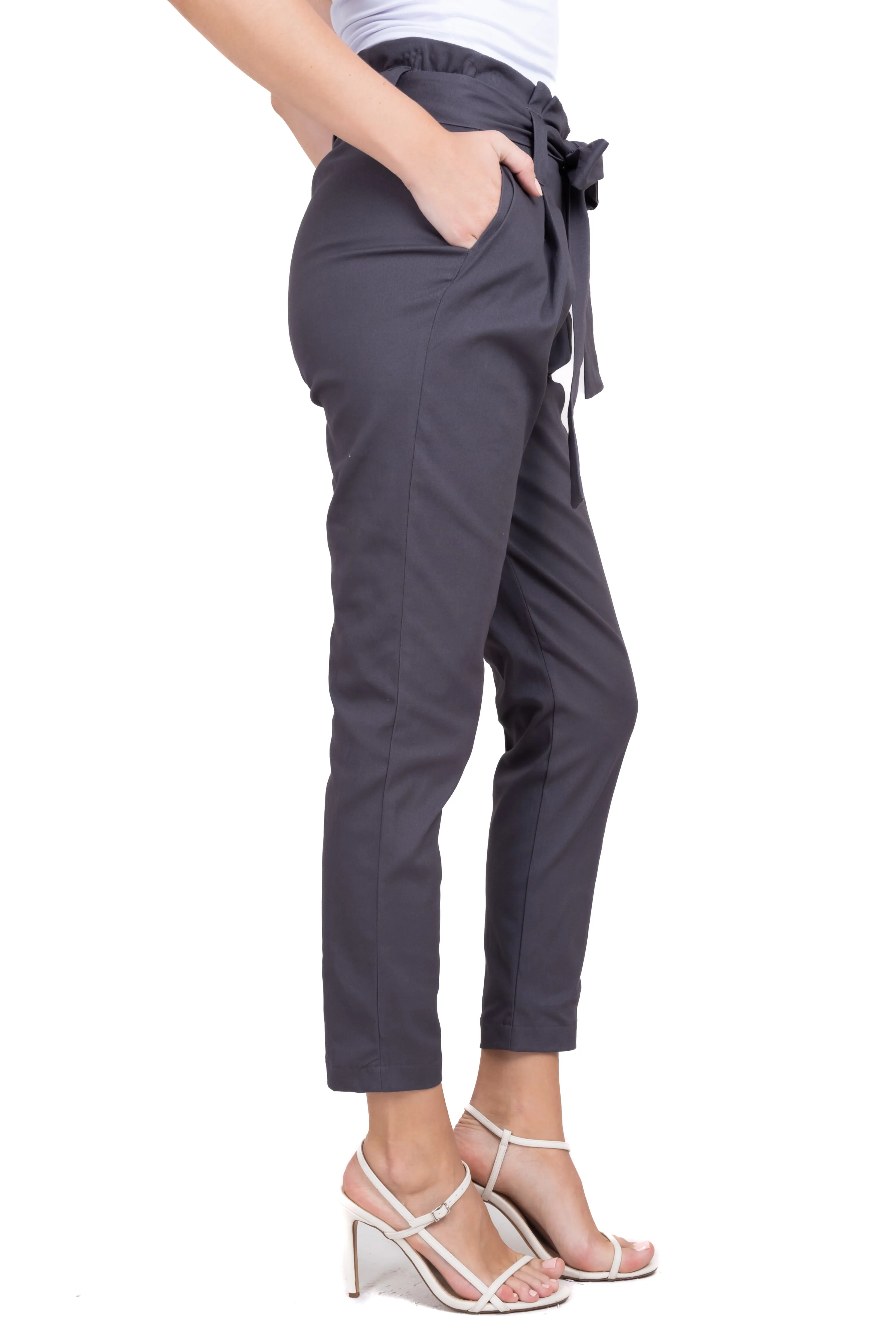 Pantalón Paper Bag Cintura Alta Cinturón sold by Shasa product image thumbnail 3