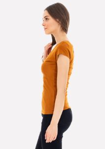 Blusa manga corta cuello v sold by Shasa