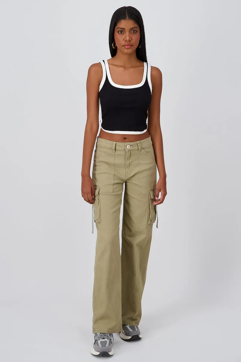 Pantalón Wide Leg Cargo sold by Shasa