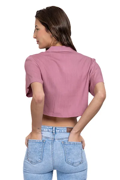 Camisa crop lisa sold by Shasa product image thumbnail 4