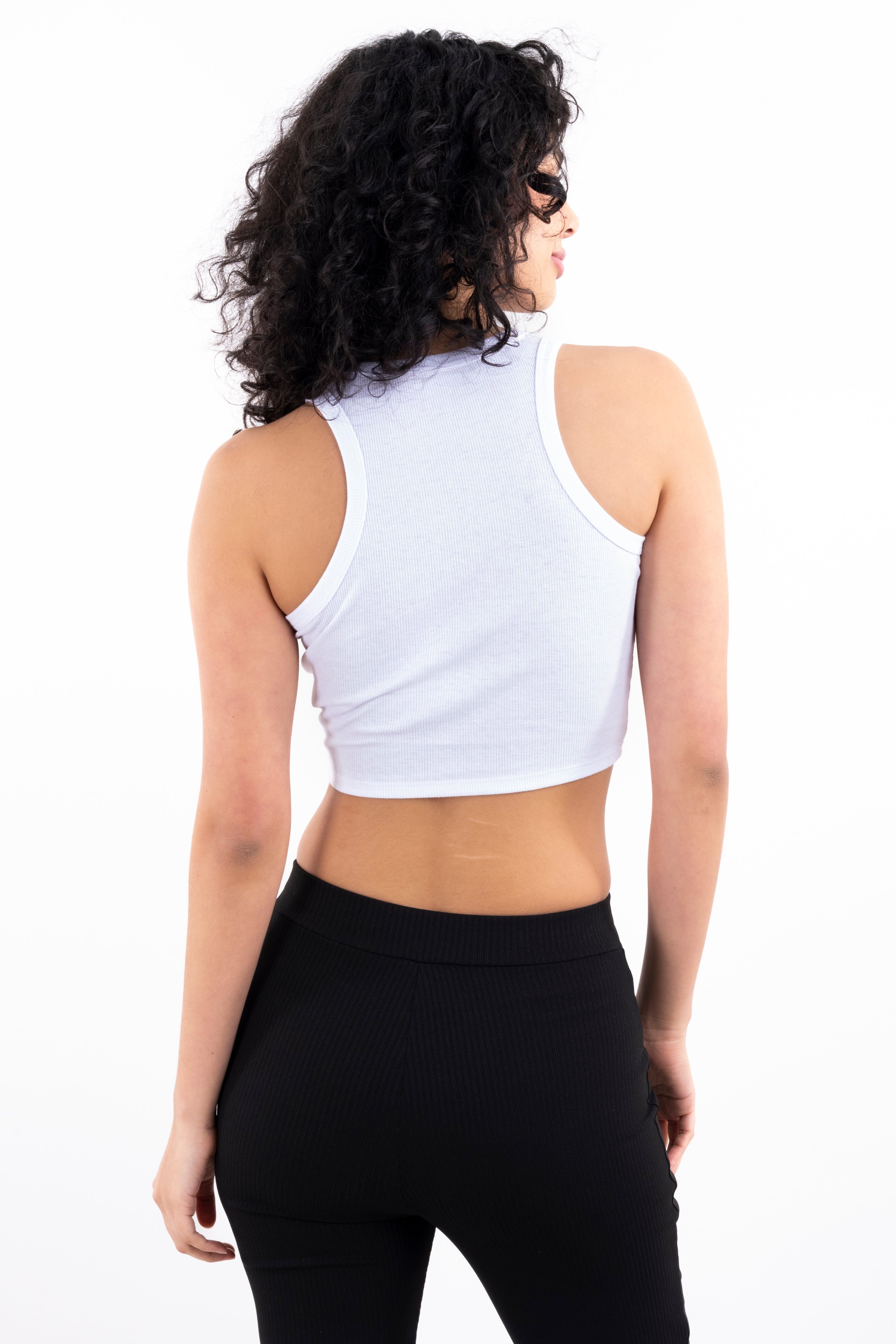 Top crop cuello tank acanalado sold by Shasa product image thumbnail 4