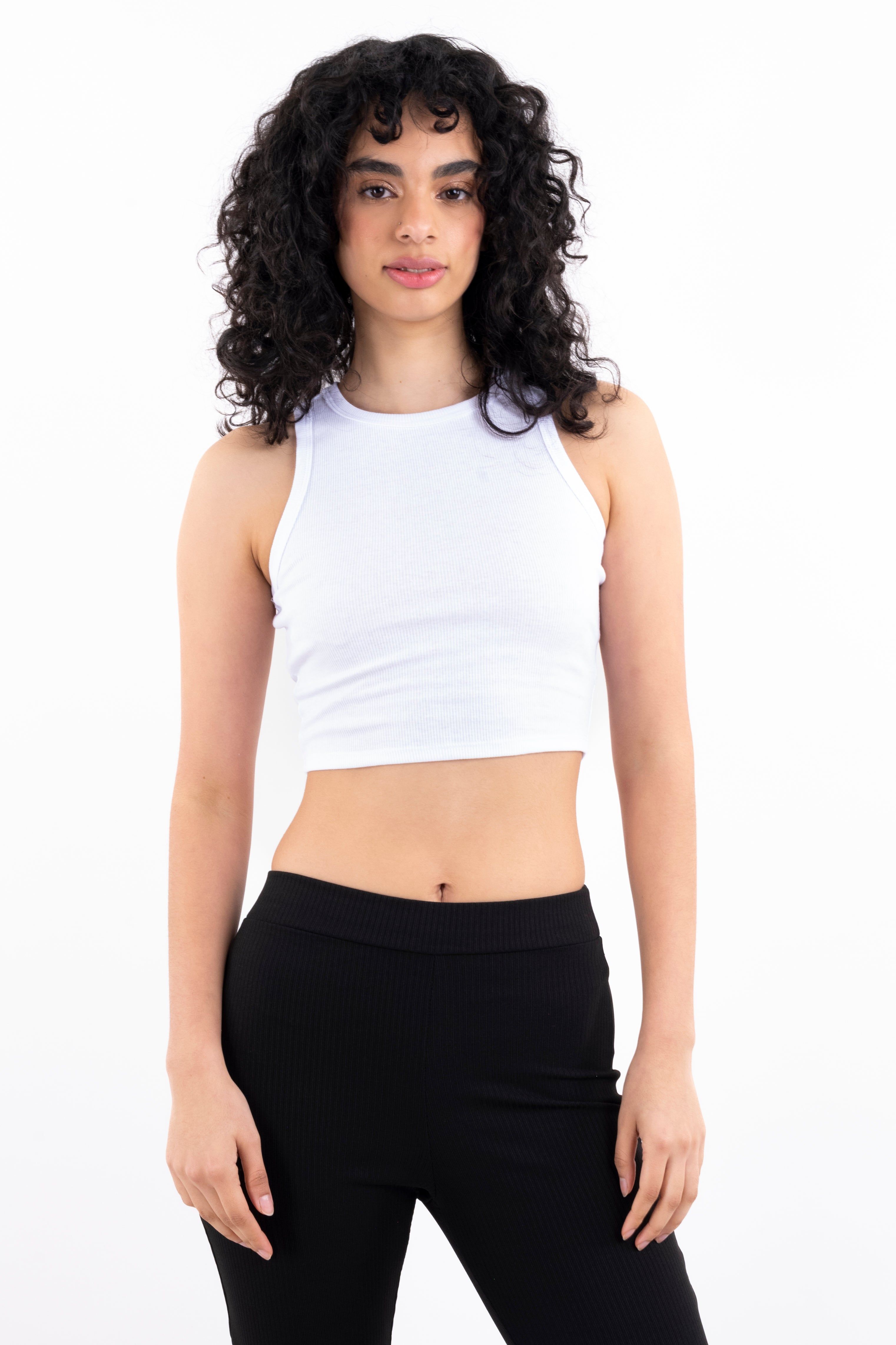 Top crop cuello tank acanalado sold by Shasa product image thumbnail 2