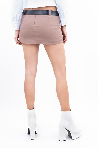 Falda mini lisa cinturón sold by Shasa product image thumbnail 4