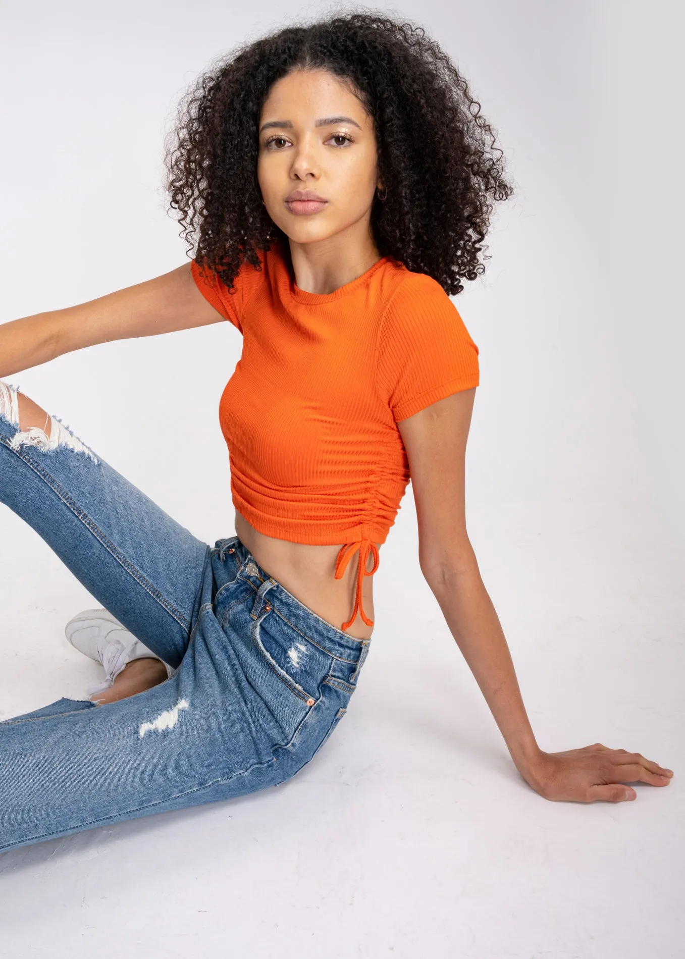 Top acanalado tiras a los costados sold by Shasa