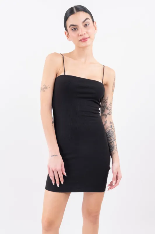 Vestido mini acanalado tirantes sold by Shasa