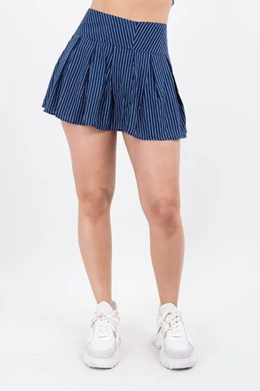 Falda mini olanés rayas sold by Shasa