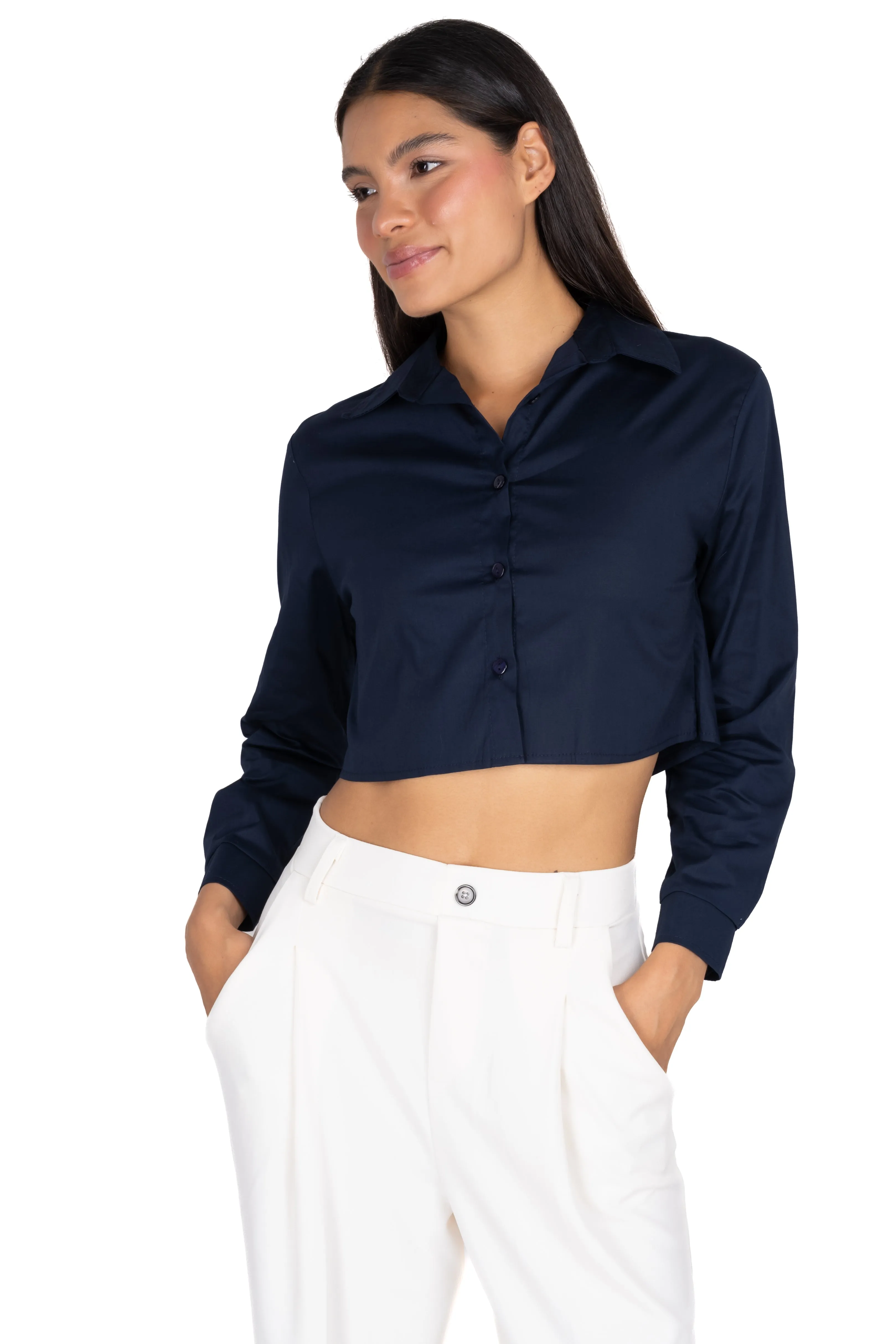 Camisa Crop Manga Larga sold by Shasa product image thumbnail 2