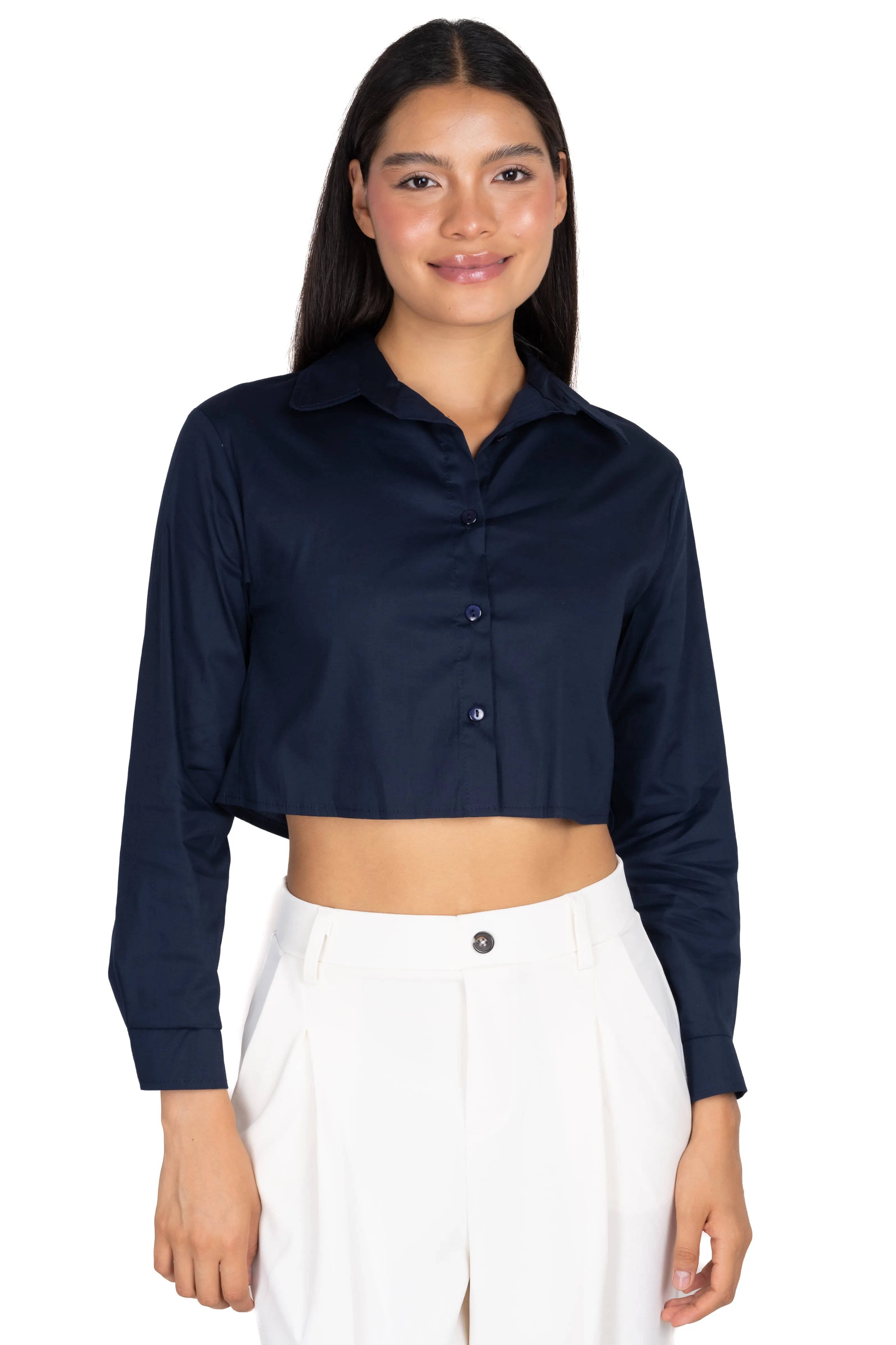 Camisa Crop Manga Larga sold by Shasa