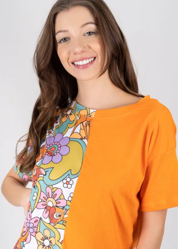 Playera bicolor Bambi sold by Shasa