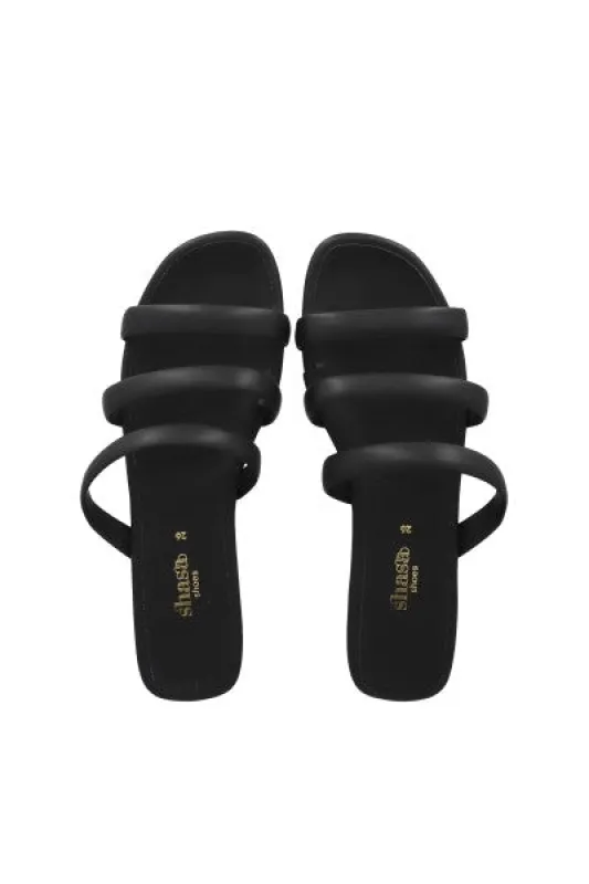 Sandalia tiras efecto piel sold by Shasa