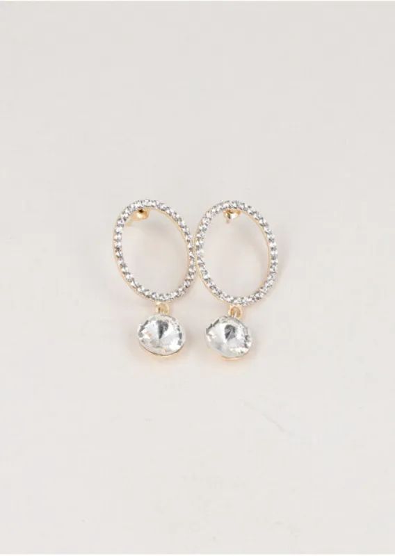 Aretes Circulo Multibrillos sold by Shasa